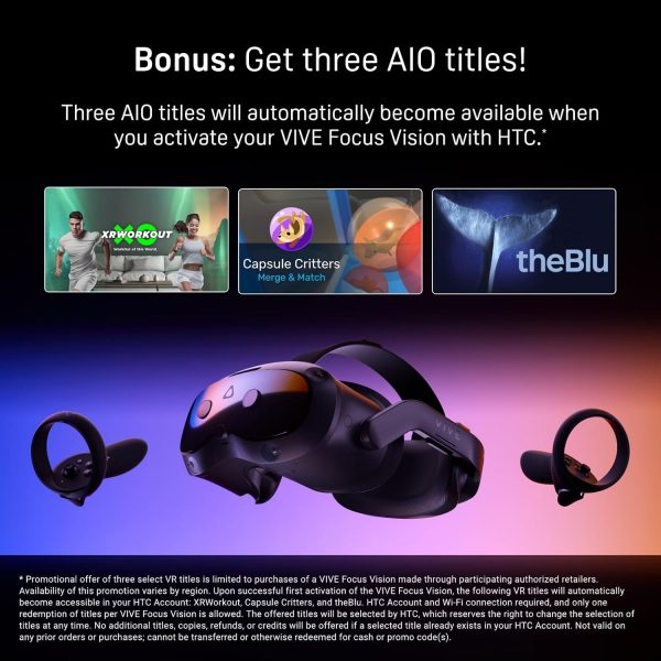 هدست واقعیت مجازی اچ تی سی وایو فوکس ویژن htc vive focus vision