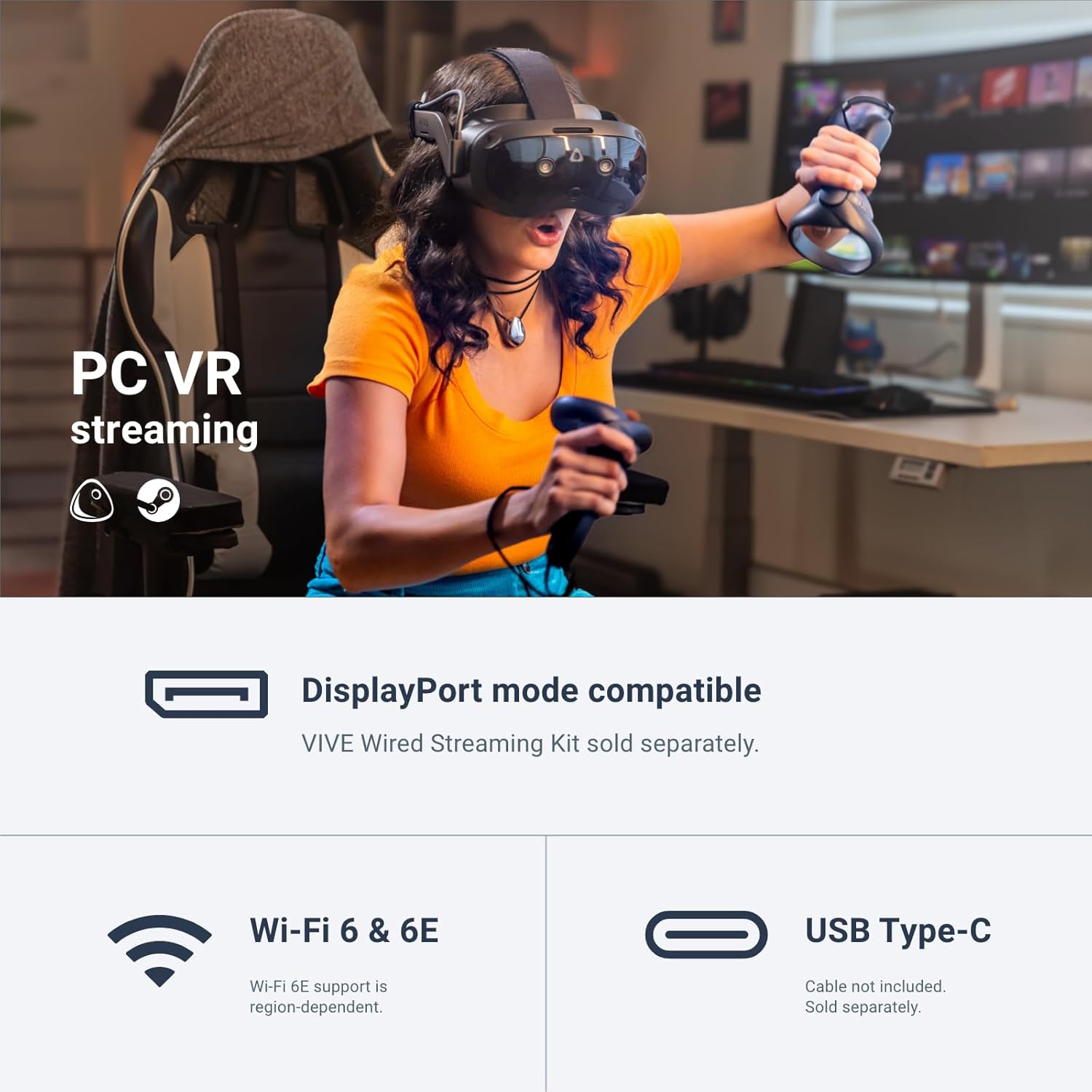 هدست واقعیت مجازی اچ تی سی وایو فوکس ویژن htc vive focus vision